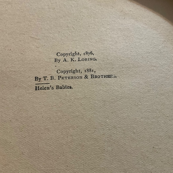 Lot of 2 Books: Helen’s Babies & Mrs. Mayburn’s Twins, and Helen’s Babies - Picture 2 of 5